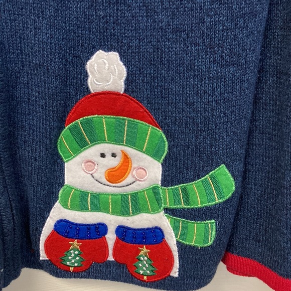 Tiara International Women’s Christmas Sweater size XL Cotton EUC - Picture 5 of 9